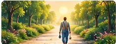 A path representing spiritual progress